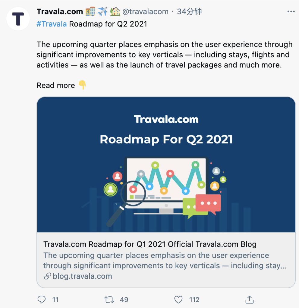 旅游平台Travala.com第二季度路线图提及NFT