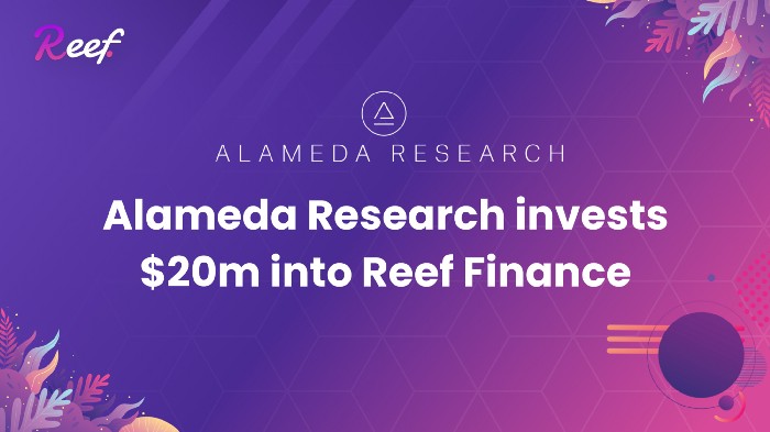 波卡DeFi项目Reef Finance筹集2000万美元 Alameda Research是唯一投资者