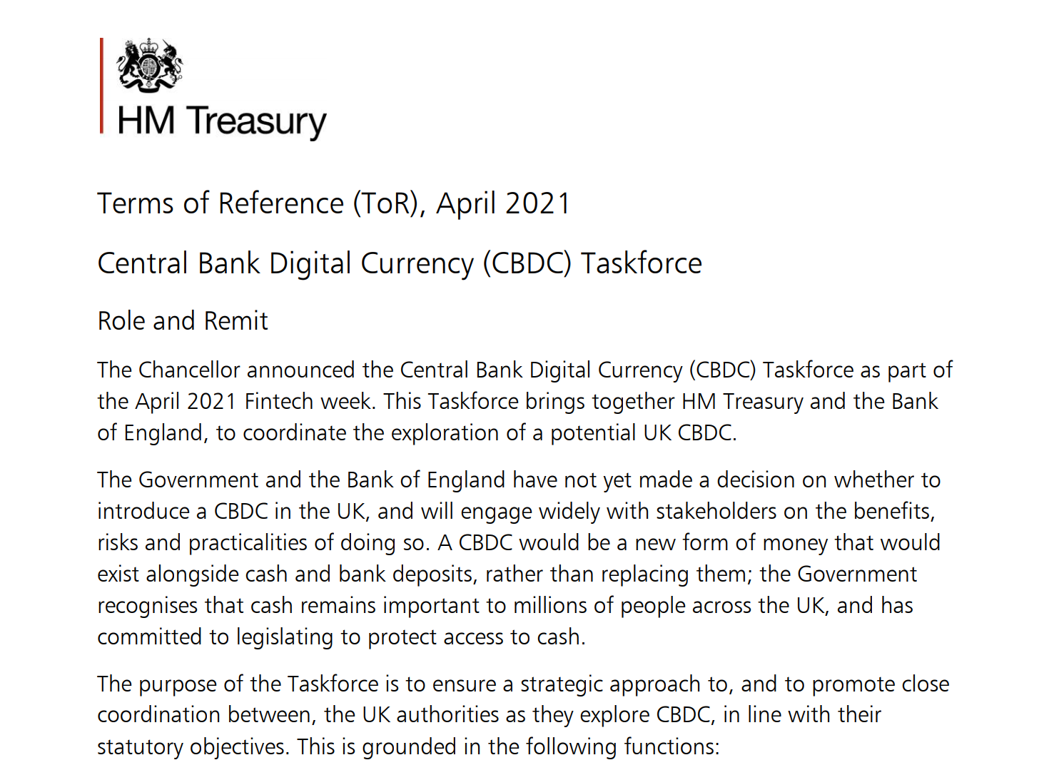 “数字英镑”提上日程 英国成立特别工作组研究央行数字货币