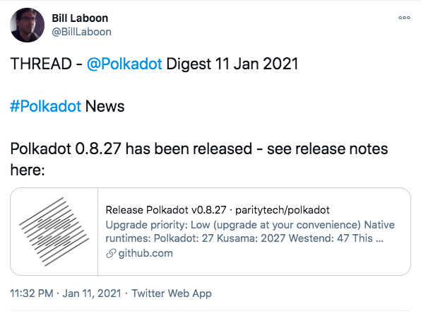 Polkadot 0.8.27 版本已发布，Web3 基金会已发放超 200 笔赠款-宏链财经