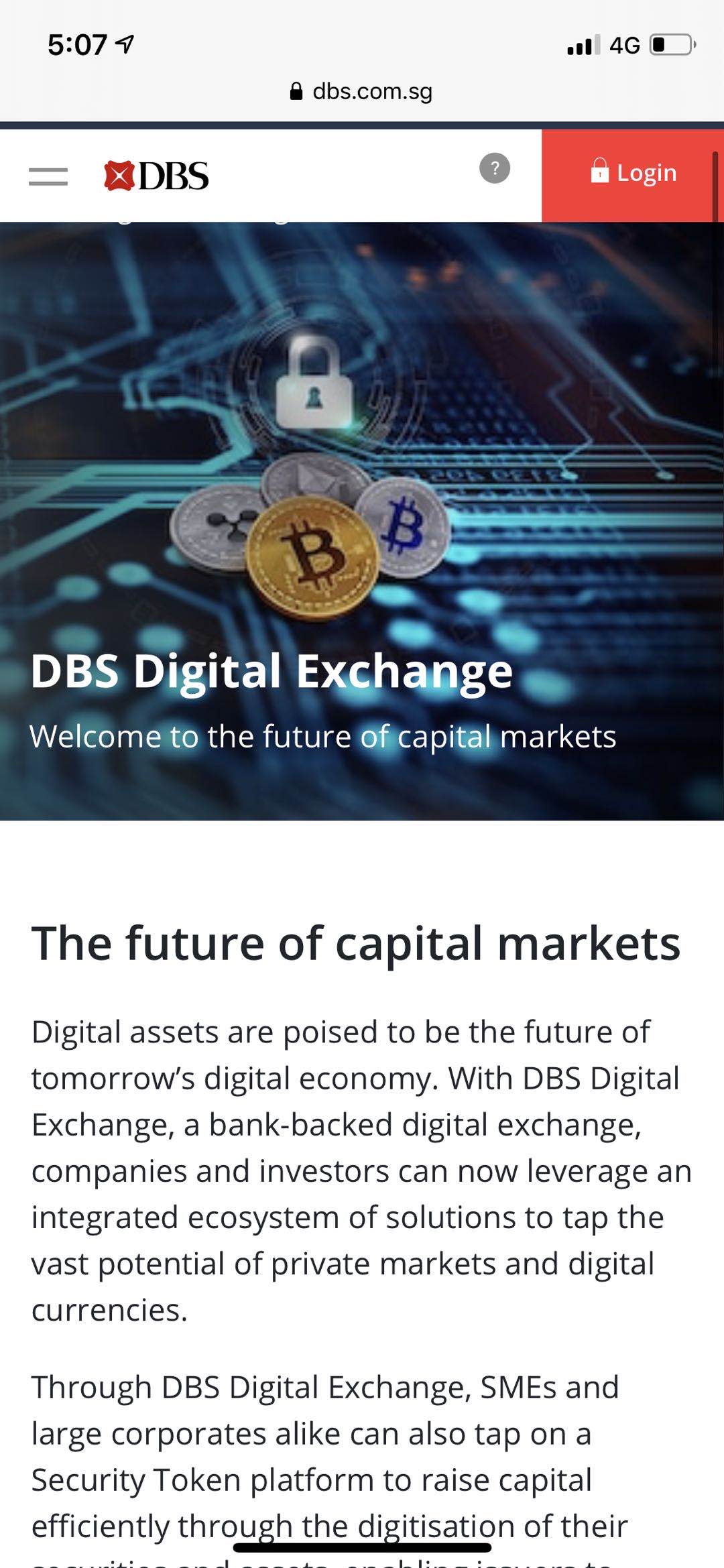 新加坡最大商业银行星展银行 Dbs 宣布推出数字货币交易平台 区块链社区 Chainnode 链节点